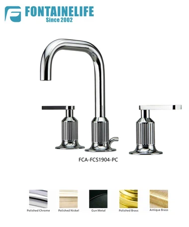 Yüksek Çıkışlı Özel 3 Delikli Lavabo Bataryası